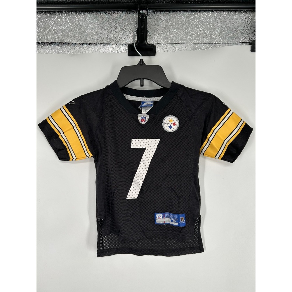 Reebok Pittsburgh Steelers Ben Roethlisberger Jersey Kids Youth Boys Small 4